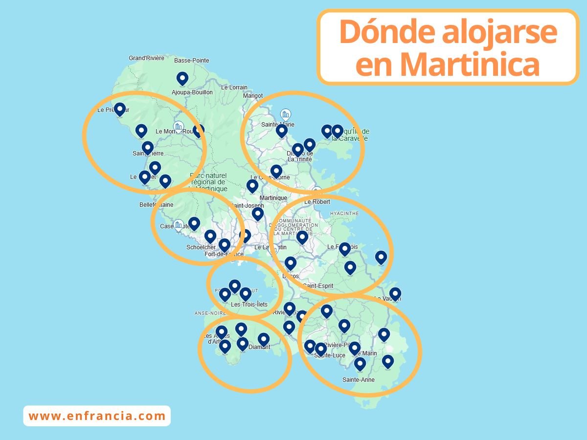 Dónde alojarse en Martinica: mejores pueblos y hoteles