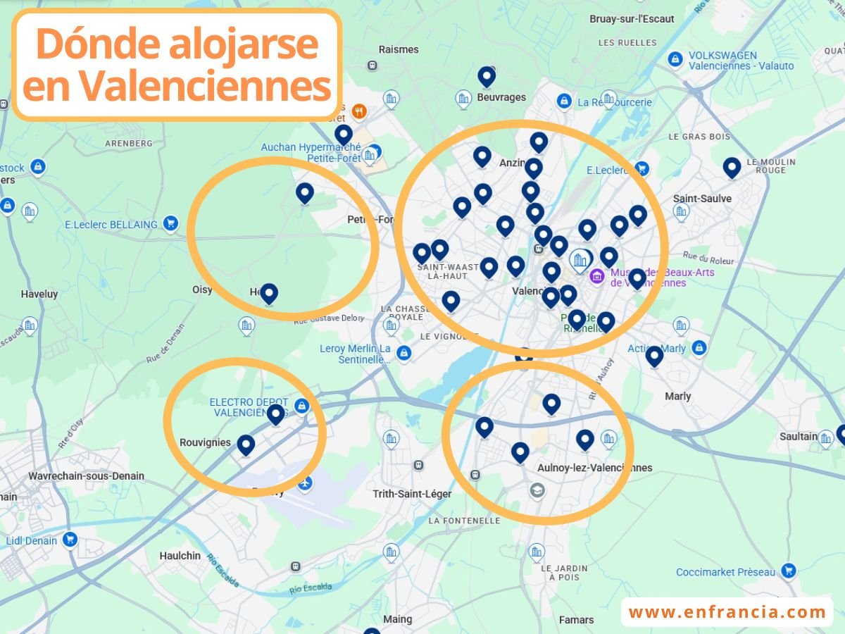 Dónde alojarse en Valenciennes: mejores zonas y hoteles recomendados