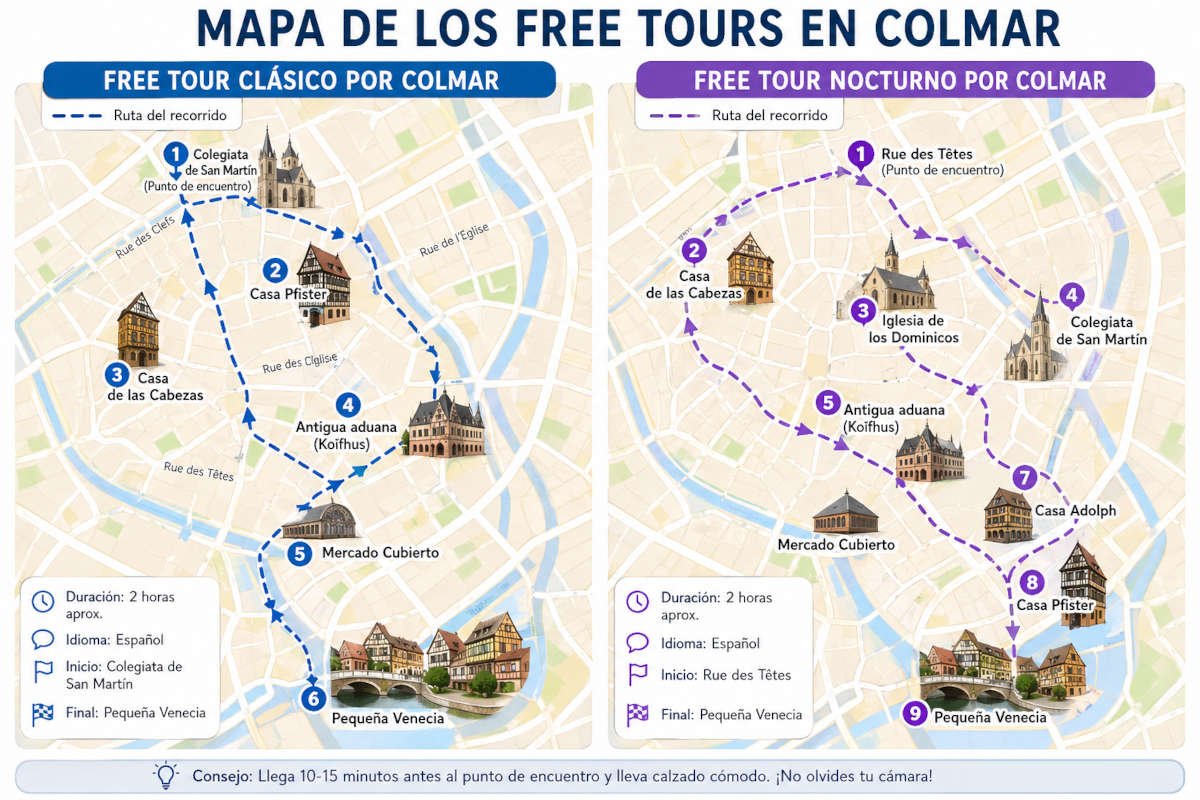 Mejores free tour en Colmar en español