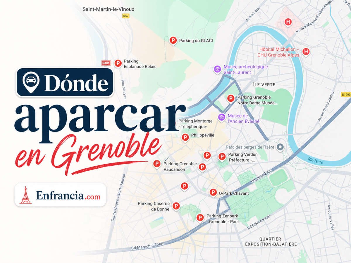 Dónde aparcar en Grenoble: gratis, de pago, parkings relais y consejos