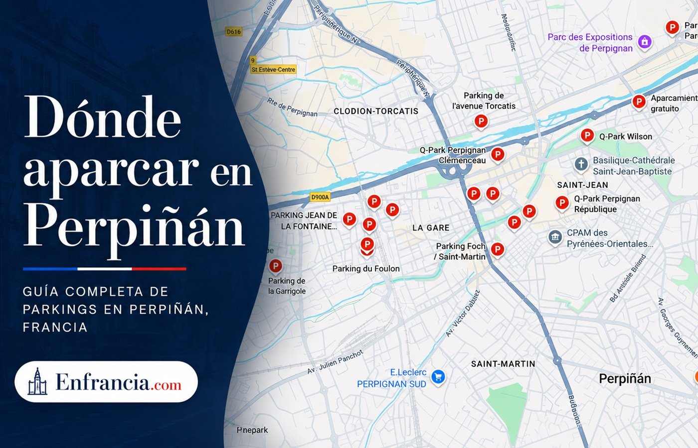 Dónde aparcar en Perpiñán: gratis, de pago, parkings y consejos